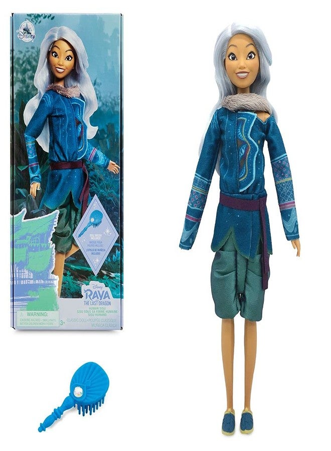 Disney Store Official Princess Classic Doll (Sisu), 11 Inches, Includes Brush with Molded Details, Fully Posable Toy in Classic Outfit Princess Toys for Girls - Image 2